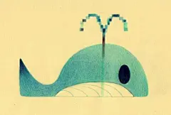 萌系小鲸鱼题材插画组图欣赏 - 插画图片 - 唯美范