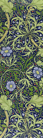 John Henry Dearle. Seaweed textile design, 1890s.