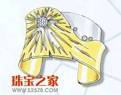 手绘首饰设计样稿欣赏(二)_珠宝设计_珠宝之家@北坤人素材