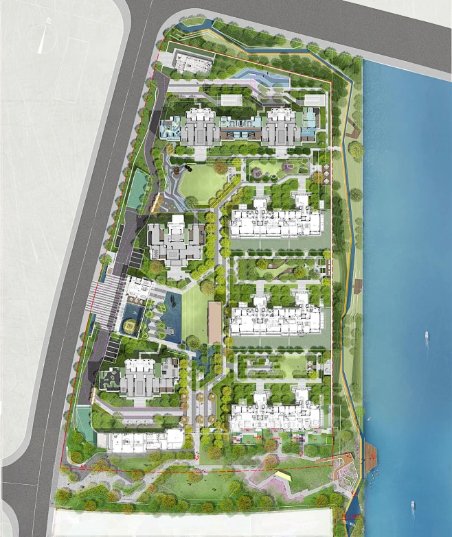【杭州】2019年4月 杭州萧山前湾国际社区景观深化方案设计.bmp-花瓣网