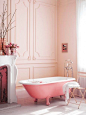 Dreamy bathroom! Think PINK.