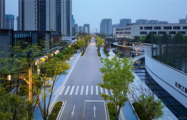 景观案例-成都未来之城公园街道一体化设计图片_城市更新图片素材-花瓣网