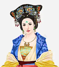 古代美女高清素材 中国风 人物 卡通 古代 古代美女 古风 唯美 手绘 美女 免抠png 设计图片 免费下载