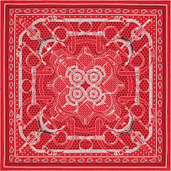 插画审美提升Day12｜爱马仕Hermes丝巾新年红