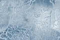 冰的背景。水的冰冻结构