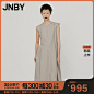 【商场同款】JNBY/江南布衣22夏新品连衣裙修身无袖圆领5M4G30490