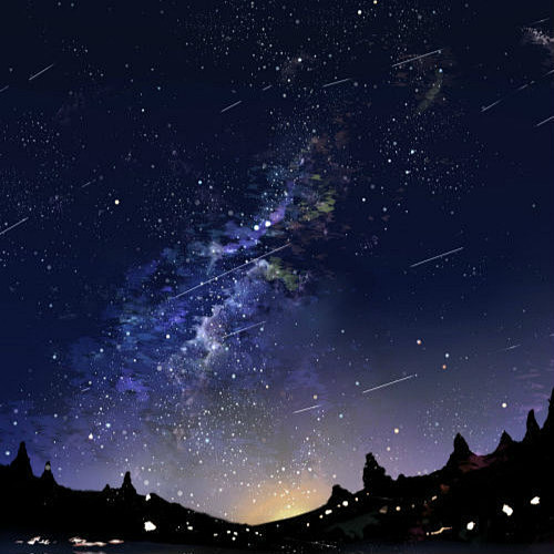 只要抬头望着星空，世界就会变得好大好大！...