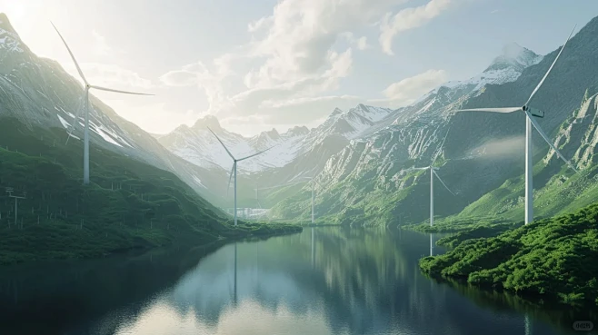 MJ生图之新能源场景图 - 小红书-花瓣网