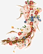 浪漫古典中国风花卉装饰高清素材 中国风 古典 浪漫 花卉 装饰 元素 免抠png 设计图片 免费下载 页面网页 平面电商 创意素材