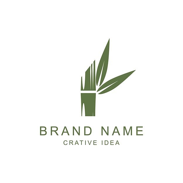 竹子竹节标志logo矢量图设计素材