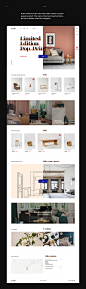 Cittá | Furniture website concept on Behance