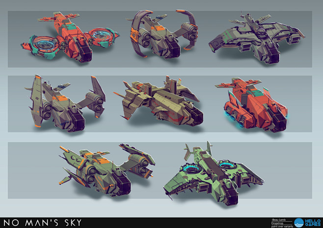 NMS Spaceships, Beau...