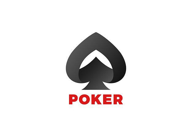 扑克牌黑桃，logo标志矢量图素材