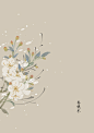 二月份的生日花1~12号-artistic青尘_artistic青尘,唯美,生日花,小清新,CG水彩_涂鸦王国插画