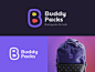 Buddy Packs — Day 2 brand identity brand design logo designer logo mark designs logo design branding logo design logodesign logotype letters lettermark mockup design mockup typography icon portfolio branding logo brand design