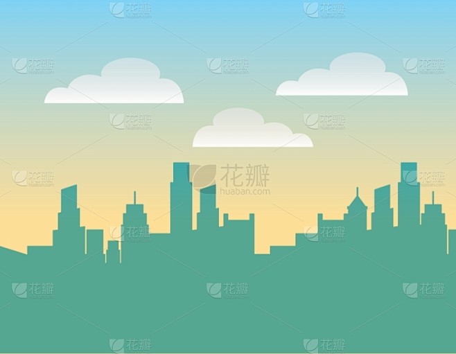 都市风景,城市天际线,建筑外部,图标,分离着色,商务,名声,概念,城镇,摩天大楼