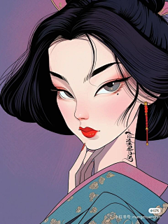 Adeline1230采集到人物插画