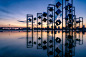 Nori 在 500px 上的照片Metallic Cubes at Sunset