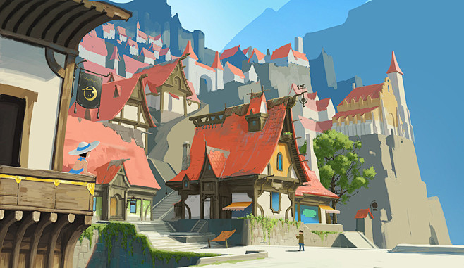 pink village, Ast Ra...