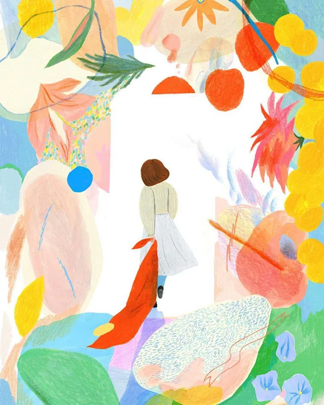 韩国插画师 KANG HAN-花瓣网