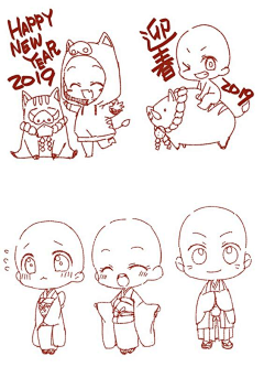 陈*丫采集到插画*O版/角色