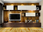现代家具风格定制电视柜组合G17513