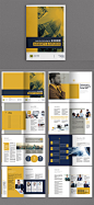 企业宣传册画册版式创意模板杂志产品样本排版设计素材PSD源文件