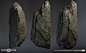 God of War - Peaks Pass Rocks, Raul Aparicio : This is the majority of rock assets made for the inside of the mountain. The initial brainstorming and blockout models were made by Paul Coda. We played around in the viewport and tailored the rocks with spec
