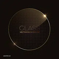 几何透明玻璃质感按钮高光样式