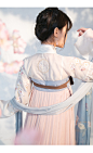远山乔【落樱赋】原创樱花设计 对襟齐腰裙齐胸襦裙传统汉服女-淘宝网