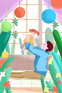 父亲节插画 (101)