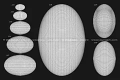 250抽象艺术潮流网格多边形3d三维立体几何图形海报设计矢量素材下载_颜格视觉