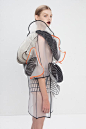 Noa Raviv, garments influenced by distorted digital drawings featuring 3D-printed elements.: Noa Raviv, garments influenced by distorted digital drawings featuring 3D-printed elements.