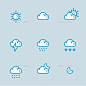 天气图标与白色背景-杂项图标Weather Icons with White Background - Miscellaneous Icons清晰、气候、云、寒冷、收集、电脑、下降,元素,图标,说明,气象学,月亮,晚上,打印好,下雨,雨天,季节,标志,简单,雪花,明星,风暴,太阳,阳光明媚,象征,温度,雷暴,雨伞,矢量,web clear, climate, clouds, cold, collection, computer, drop, element, icons, illustration, me