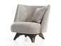 Fabric armchair GINA By ENNE design MARCONATO & ZAPPA ARCHITETTI ASSOCIATI