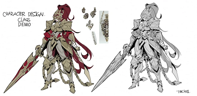 Character Design Demo-花瓣网