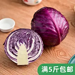 紫甘蓝新鲜蔬菜种籽子苗孢子小圆包菜沙拉汁送刨切丝器满5斤包邮-淘宝网