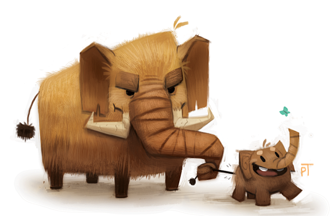 Mammoth Doodle by Cr...