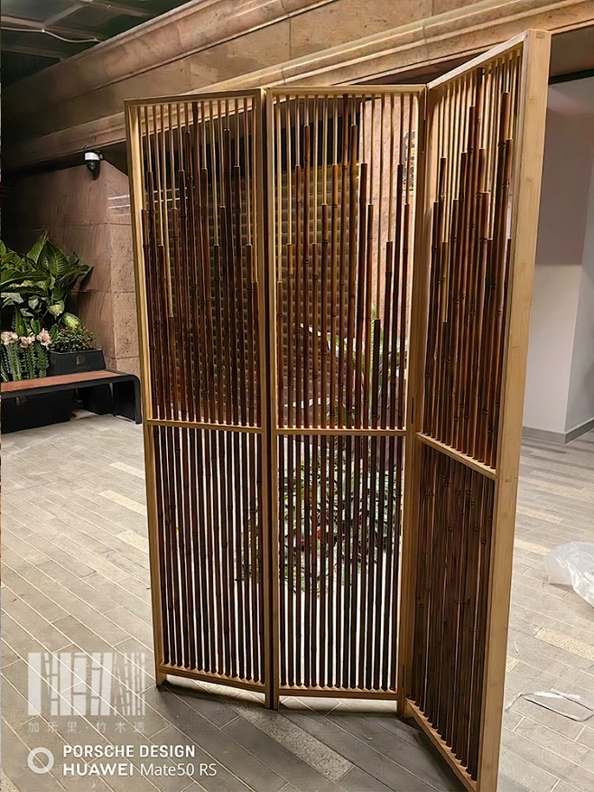 屏风日式格栅装饰隔断户外竹篱笆爬藤栅栏可折叠禅意客厅装饰摆件-淘宝网-花瓣网