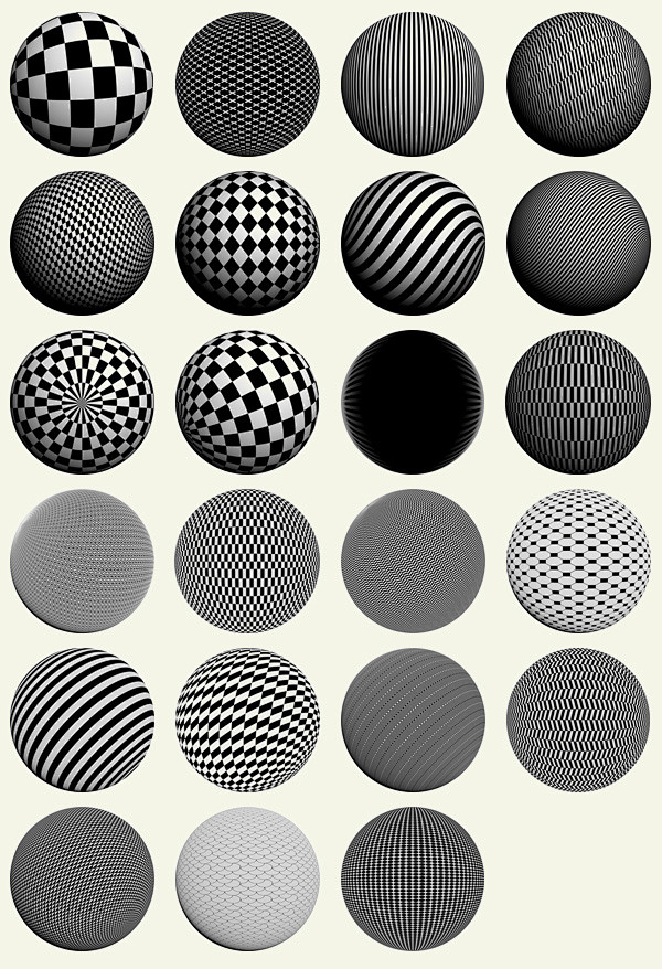 Patterned Spheres Pa...