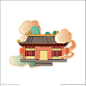 古风建筑插画