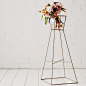 Metallic Plant stand: 