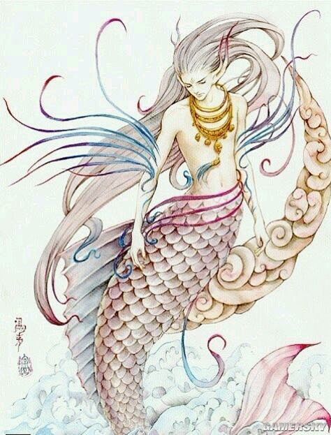 有的古书把它称作鲛人,有的说就是人鱼.《山海经》提到人鱼的有