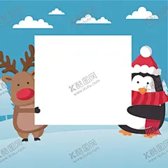 卡通圣诞人物 【酷图网】卡通人员,动漫人员,动漫人偶,卡通人偶,圣诞老人,雪人,女孩,人物剪影,麋鹿,狐狸,圣诞元素,圣诞人物,圣诞雪人