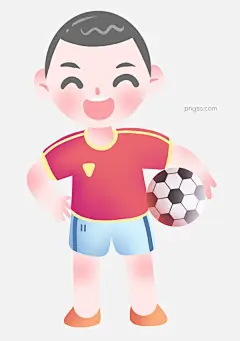 拿着足球的小男孩图片大小2300x3269px 图片尺寸997.86 KB 来自PNG搜索网 pngss.com 免费免扣png素材下载！打篮球的小男孩#黑白足球#卡通手绘#踢足球插画#圆形的足球#运动健身#