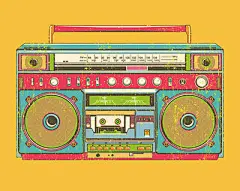 Lisa、复古、收音机、怀旧、怀旧海报