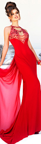 Sherri Hill Fall - red gown - 2014: 