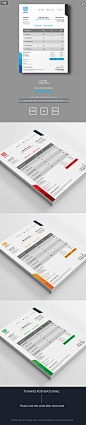 Invoice Template on Behance