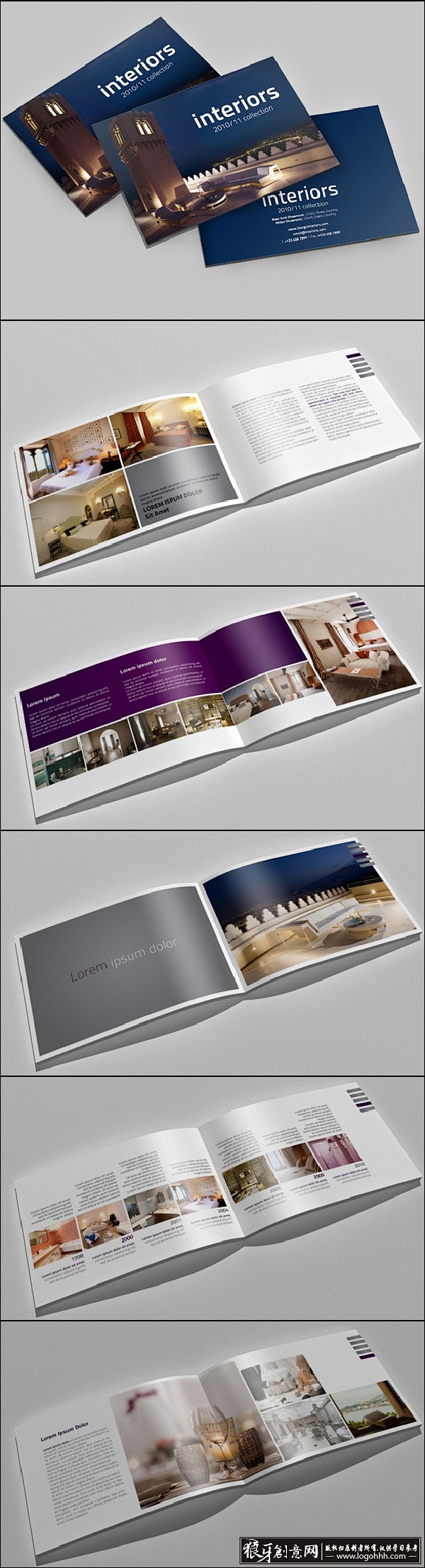 [创意画册] 国外宾馆画册设计展示 创意...