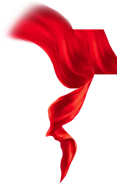 红色 丝绸 素材 装饰元素免抠png图片壁纸